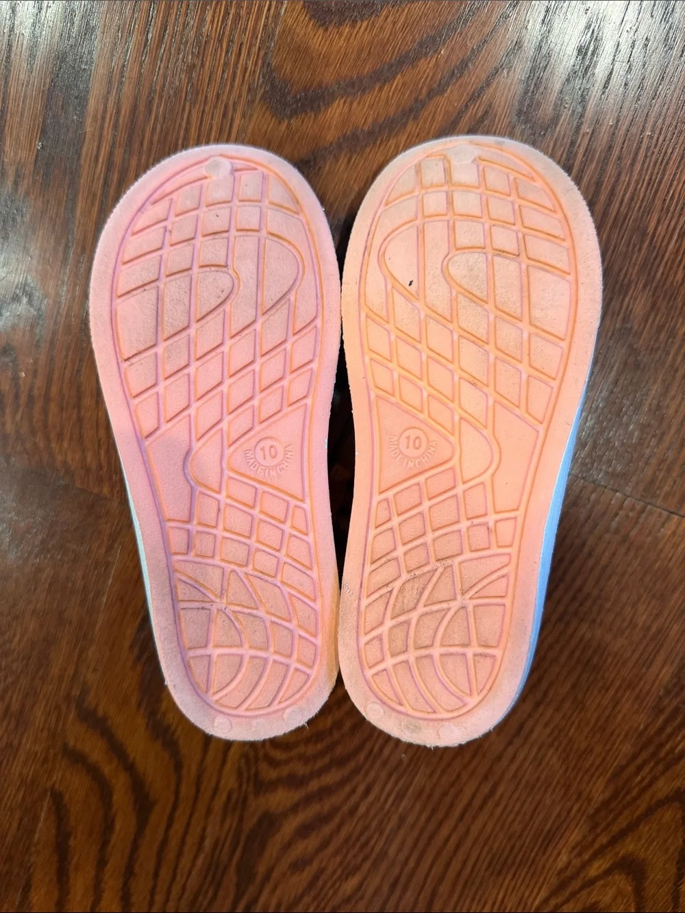 Girl Moana Coral Slip-On Shoes with Character Graphic